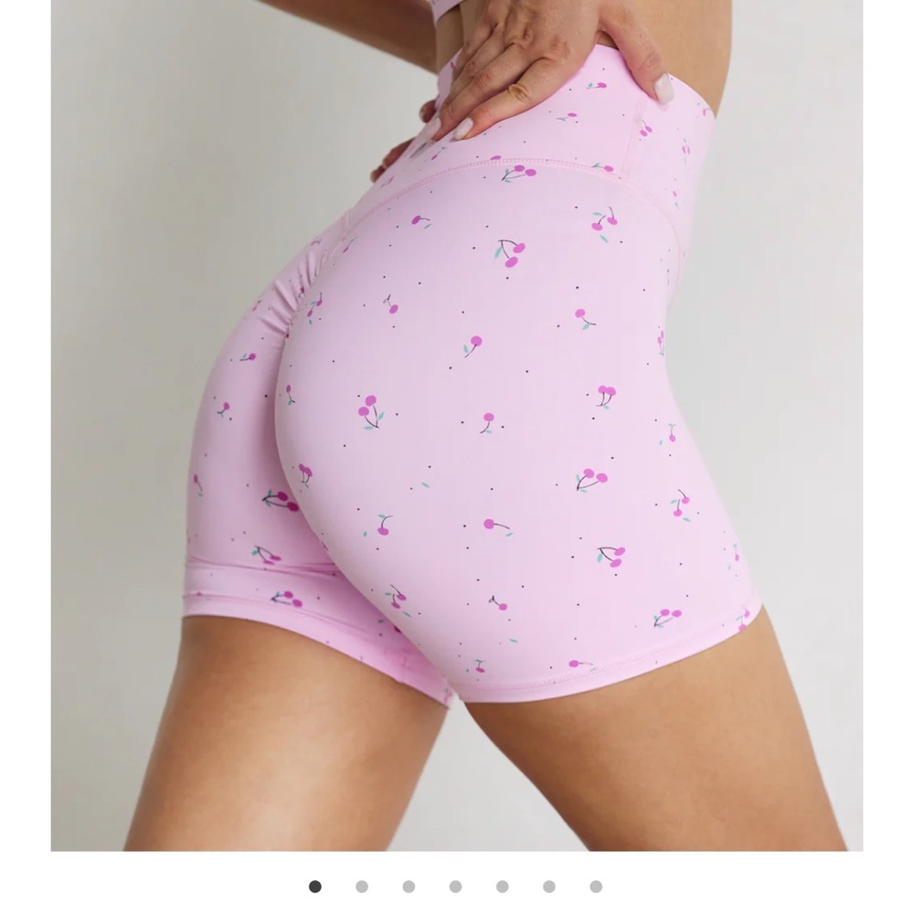 Astoria Activewear Luxe Blossom Short in the Cherry print